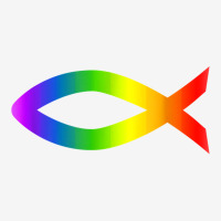 Ichthys Rainbow Christian Fish Symbol Homosexuality T Shirt Youth 3/4 Sleeve | Artistshot