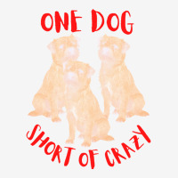 One Dog Short Of Crazy T  Shirtone Dog Short Of Crazy T  Shirt (5) Youth 3/4 Sleeve | Artistshot