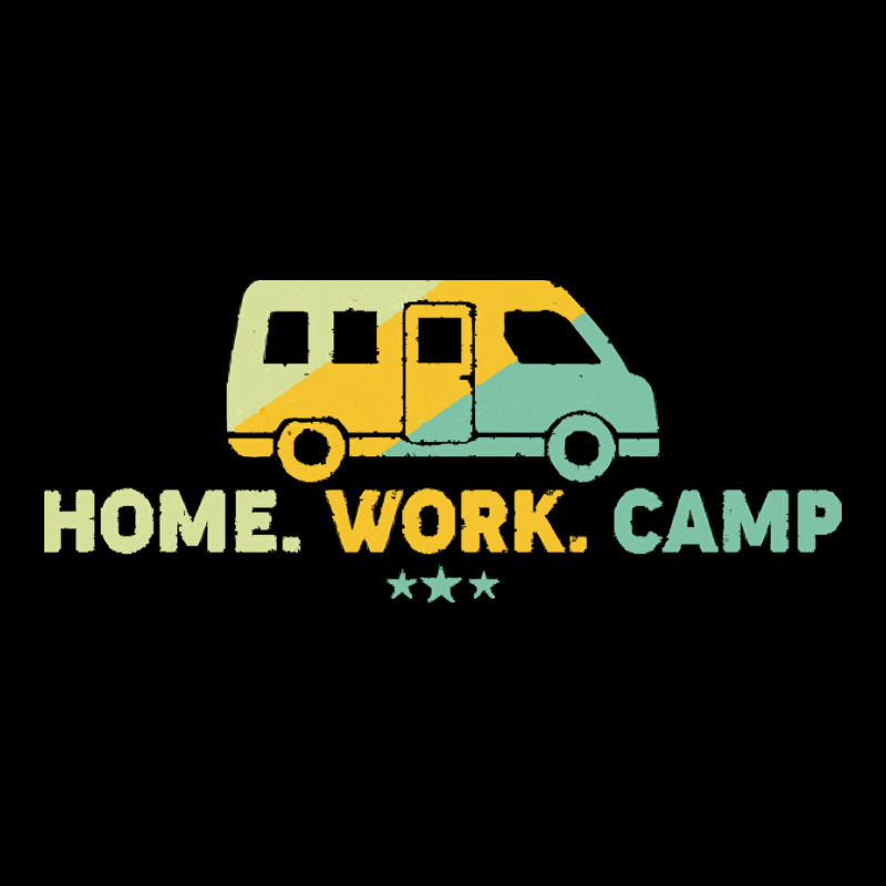 Camping T  Shirt Home Work Camp T  Shirt Cropped Sweater by robb98104 | Artistshot