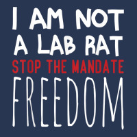 I Am Not A Lab Rat Stop The Mandate Anti Mandatory Vaccine T Shirt Ladies Denim Jacket | Artistshot