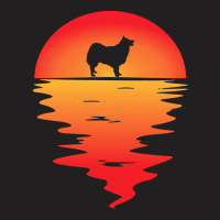 Icelandic T  Shirt Sunset Dog Icelandic Sheepdog T  Shirt T-shirt | Artistshot