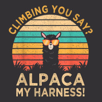 Climbing You Say Alpaca My Harness Funny Rock Climber Gift T Shirt Vintage Hoodie And Short Set | Artistshot