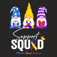 Gnome Support Squad Bladder Cancer T  Shirt Gnome Support Squad Bladde Ladies Fitted T-shirt | Artistshot