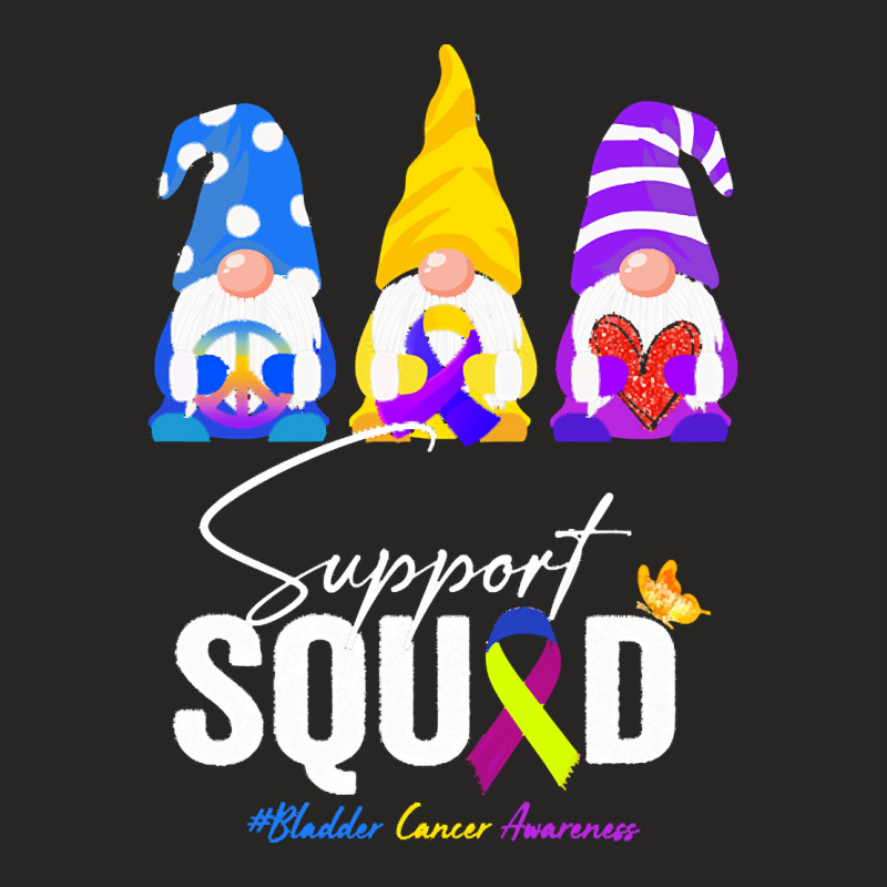 Gnome Support Squad Bladder Cancer T  Shirt Gnome Support Squad Bladde Ladies Fitted T-Shirt by swallowfirework | Artistshot