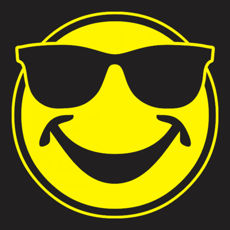 Cool Yellow Smiley Bro With Sunglasses T-shirt | Artistshot
