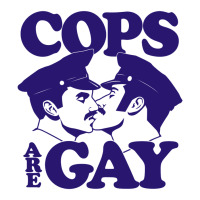 Cops Are Gay V-neck Tee | Artistshot