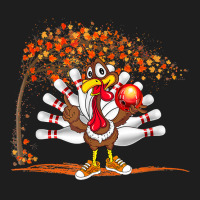 Turkey Playing Bowling Thanksgiving Turkey Tail Bowling T Shirt Classic T-shirt | Artistshot