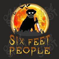 Six Feet People Funny Ladies Fitted T-shirt | Artistshot