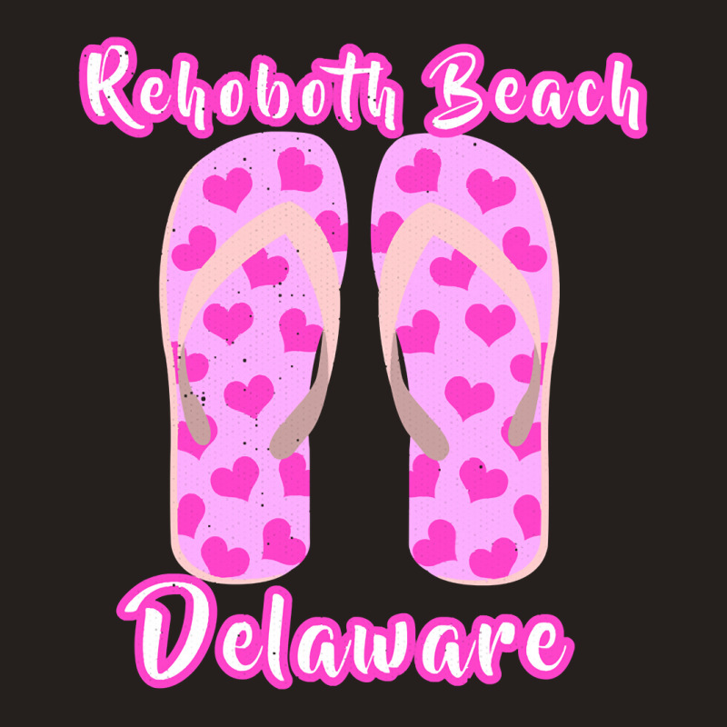 Rehoboth Beach Delaware Summer Vacation Heart Flip Flops Pullover Hood Tank Top | Artistshot