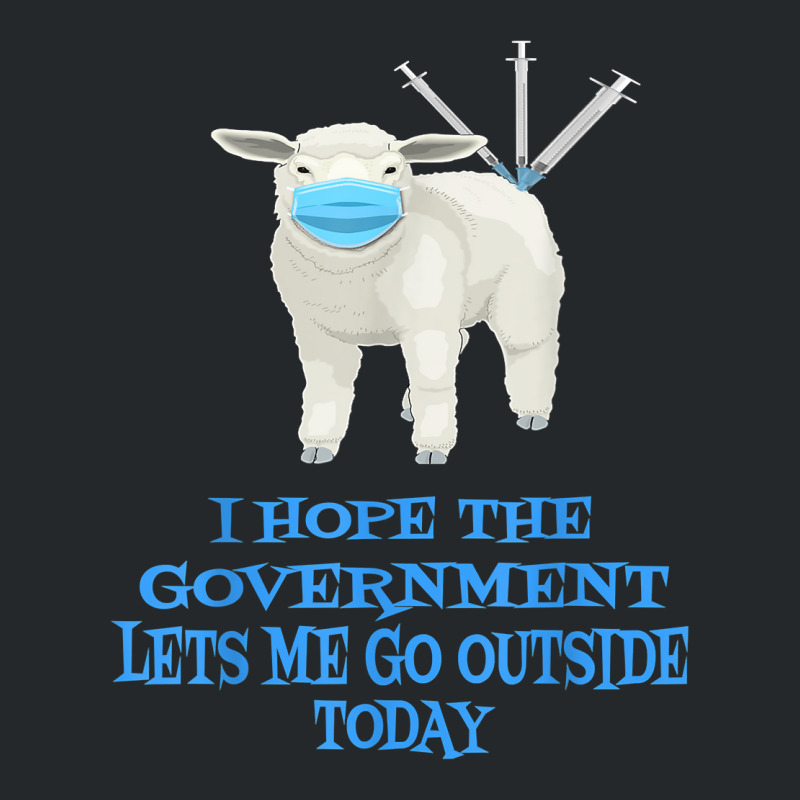 Sheep Sheeple Anti Vaccine Vax Mask Mandate Wants Go Outside T Shirt Crewneck Sweatshirt by jermonmccline | Artistshot