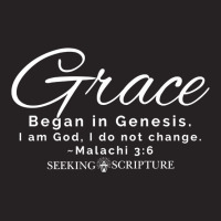 Grace Began In Genesis Script Edition Premium T Shirt Vintage Cap | Artistshot