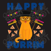 Happy Purrim Purim Funny Esther Cat Jewish Waist Apron | Artistshot