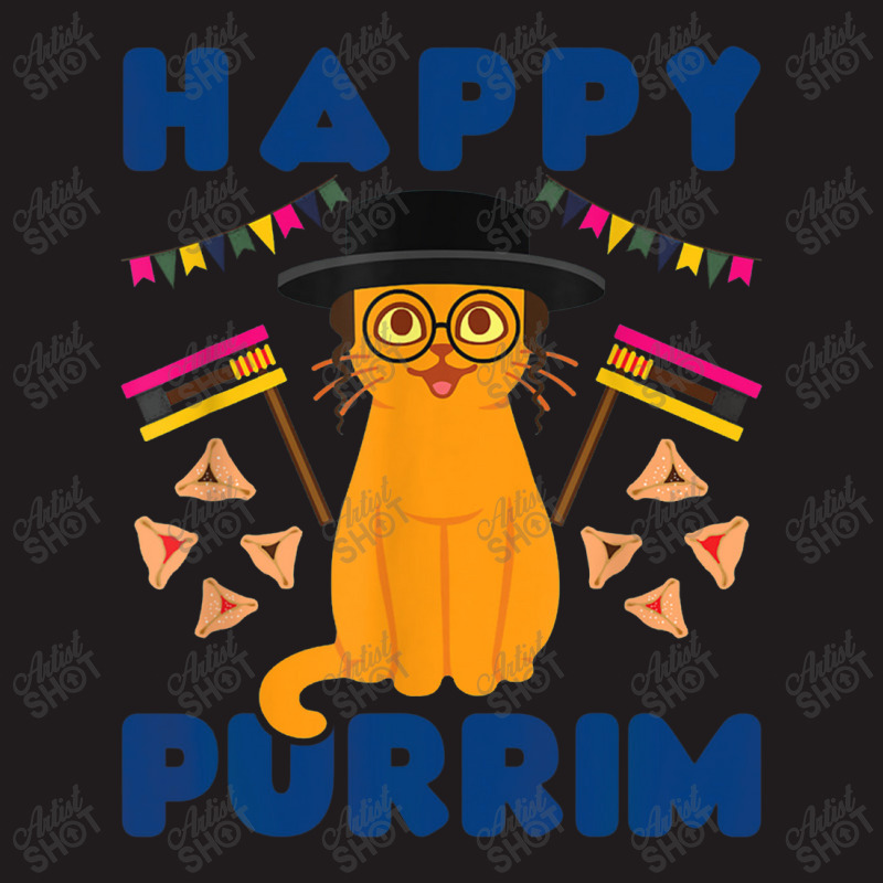 Happy Purrim Purim Funny Esther Cat Jewish Waist Apron | Artistshot