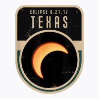 Us Partial Eclipse August 21 2017 Texas Tshirt T-shirt | Artistshot