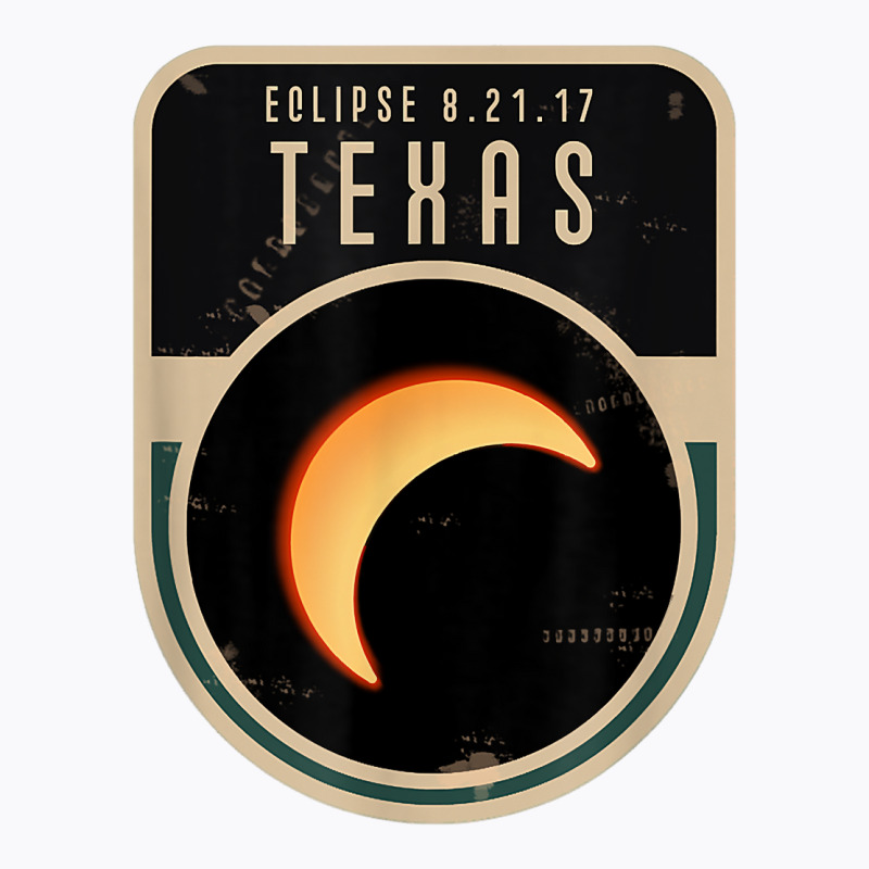 Us Partial Eclipse August 21 2017 Texas Tshirt T-Shirt by ebertfran1985 | Artistshot