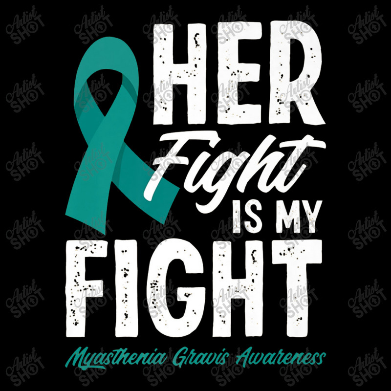 Her Fight Is My Fight Myasthenia Gravis Awareness Lightweight Hoodie | Artistshot