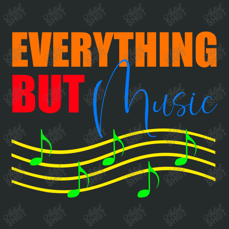 Everthing But Music Women's Triblend Scoop T-shirt by AlternativeStore | Artistshot