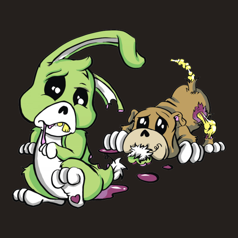 Cute Dead Things Puppy Vs Bunny Tank Top | Artistshot