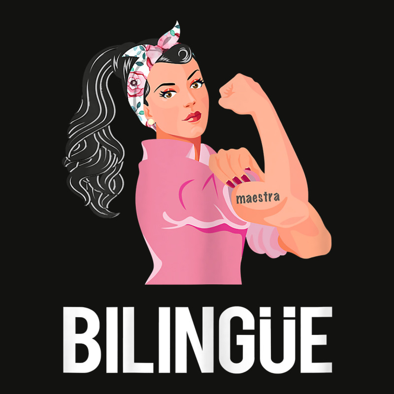 Womens Maestra Bilingue Bilingual Spanish Teacher T Shirt Scorecard Crop Tee by jermonmccline | Artistshot