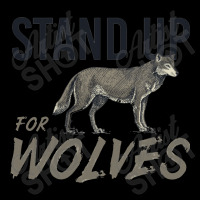 Stand Up For Wolves Cropped Sweater | Artistshot