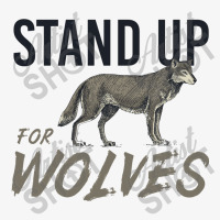 Stand Up For Wolves Ladies Fitted T-shirt | Artistshot