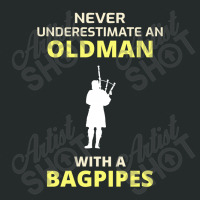 Bagpipe Scottish Scotland Music Player Dad Grandpa Fathers Day Gift Women's Triblend Scoop T-shirt | Artistshot