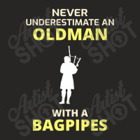 Bagpipe Scottish Scotland Music Player Dad Grandpa Fathers Day Gift Ladies Fitted T-shirt | Artistshot