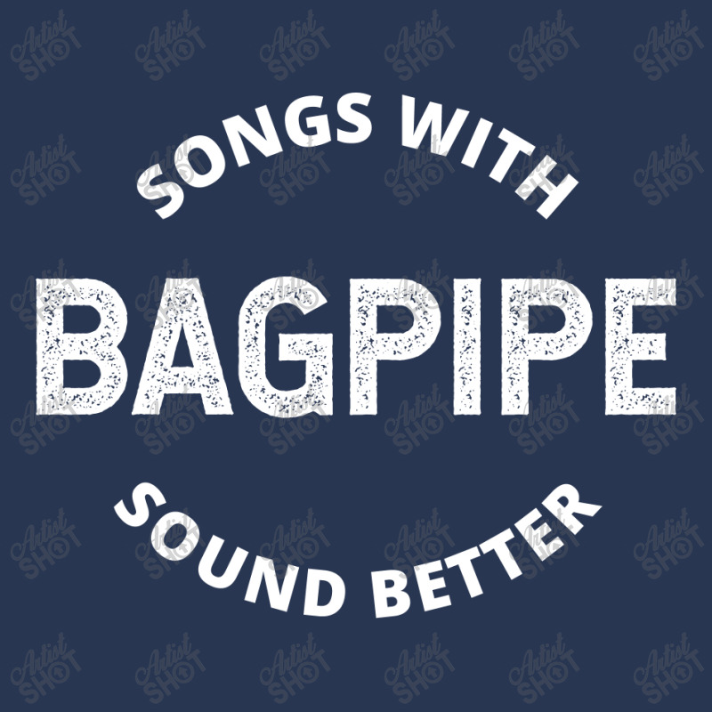 Bagpipe Scottish Scotland Music Player Funny Gift Men Denim Jacket by Tasteful Tees | Artistshot