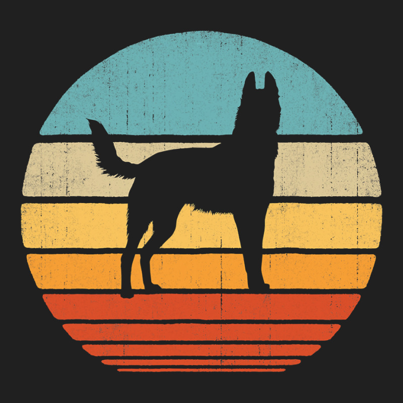 Belgian Malinois Retro Vintage 60s 70s Sunset Dog Lovers Men T Shirt Ladies Polo Shirt by jermonmccline | Artistshot