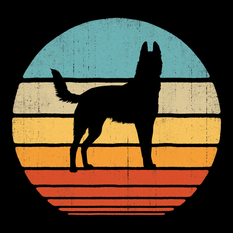 Belgian Malinois Retro Vintage 60s 70s Sunset Dog Lovers Men T Shirt Cropped Sweater by jermonmccline | Artistshot