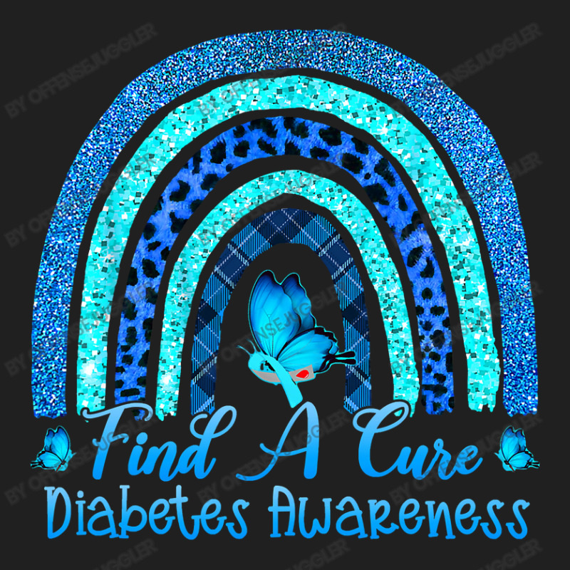 Diabetes Diabetic Find A Cure Leopard Rainbow Butterfly 141 Diabetes A Drawstring Bags by offensejuggler | Artistshot