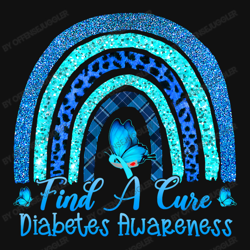 Diabetes Diabetic Find A Cure Leopard Rainbow Butterfly 141 Diabetes A Throw Pillow by offensejuggler | Artistshot