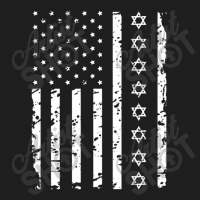 Usa Flag Jewish Pride Star Of David Hanukkah Gift Pullover Classic T-shirt | Artistshot