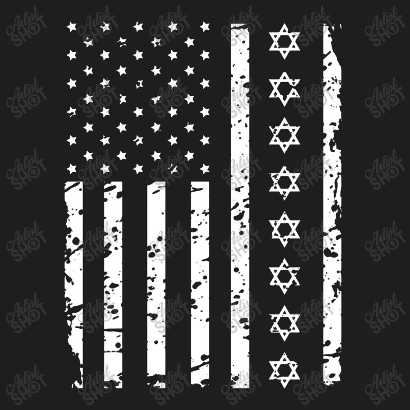 Usa Flag Jewish Pride Star Of David Hanukkah Gift Pullover Classic T-shirt | Artistshot