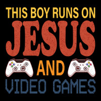 Dy Vintage This Boy Runs On Jesus And Video Games T Shirt Zipper Hoodie | Artistshot