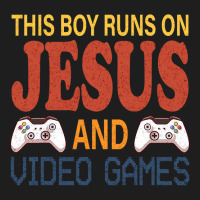 Dy Vintage This Boy Runs On Jesus And Video Games T Shirt Classic T-shirt | Artistshot