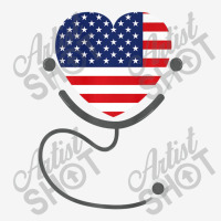 Usa Flag Registered Nurse Usa Flag T Shirt 4th July Nursing Ladies Polo Shirt | Artistshot