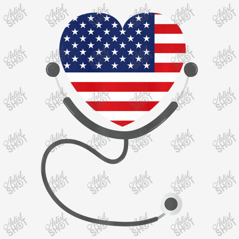 Usa Flag Registered Nurse Usa Flag T Shirt 4th July Nursing Ladies Polo Shirt | Artistshot