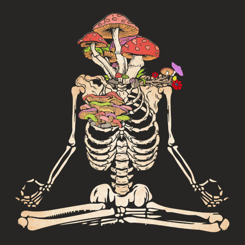 Meditation T  Shirt Mom Life Meditation Skeleton T  Shirt Ladies Fitted T-Shirt by robb98104 | Artistshot