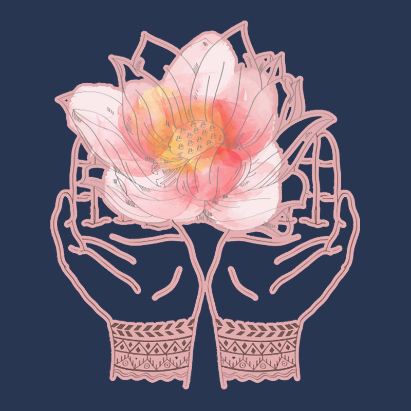 Meditation Yoga T  Shirt Meditation Hands Flower Rose T  Shirt Ladies Denim Jacket by robb98104 | Artistshot