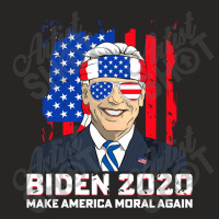 Biden 2020 Make America Moral Again Ladies Fitted T-shirt | Artistshot