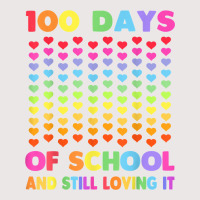 Cute 100 Days Of School And Still Loving It Hearts 100th Day T Shirt Pocket T-shirt | Artistshot