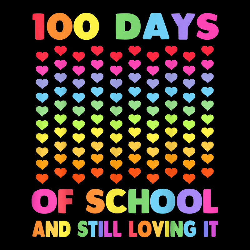 Cute 100 Days Of School And Still Loving It Hearts 100th Day T Shirt Men's 3/4 Sleeve Pajama Set | Artistshot