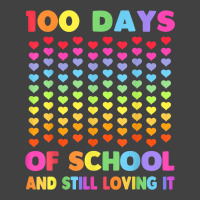 Cute 100 Days Of School And Still Loving It Hearts 100th Day T Shirt Vintage T-shirt | Artistshot