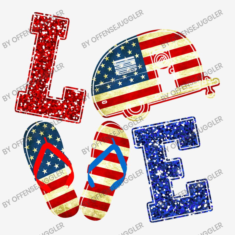 Camp Camping Loveusa Flag Flip Flop Camper Usa Flag Patriotcamper Camp Travel Mug | Artistshot