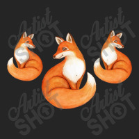 Three Little Foxes In Fox Family I Gift Unisex Hoodie | Artistshot