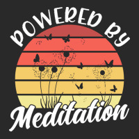 Meditation T  Shirt Powered By Meditation Meditation Spiritual Buddhis Printed Hat | Artistshot