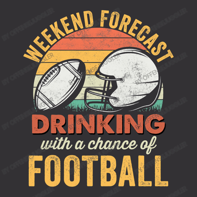 Football Funny Football Drinking Humor Retro Gameday Friday Nights 126 Vintage Hoodie by offensejuggler | Artistshot