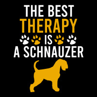 The Best Therapy Is A Schnauzer Cropped Hoodie | Artistshot