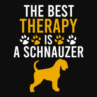 The Best Therapy Is A Schnauzer Crop Top | Artistshot